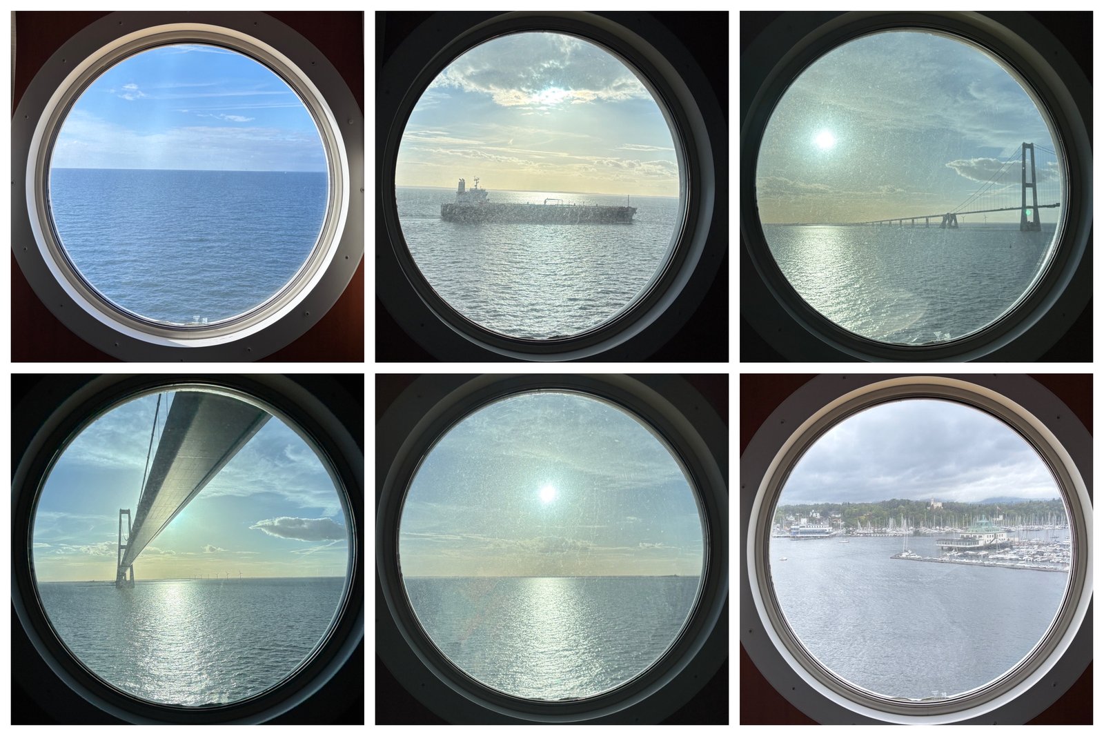 Aussicht aus dem Kabinenfenster