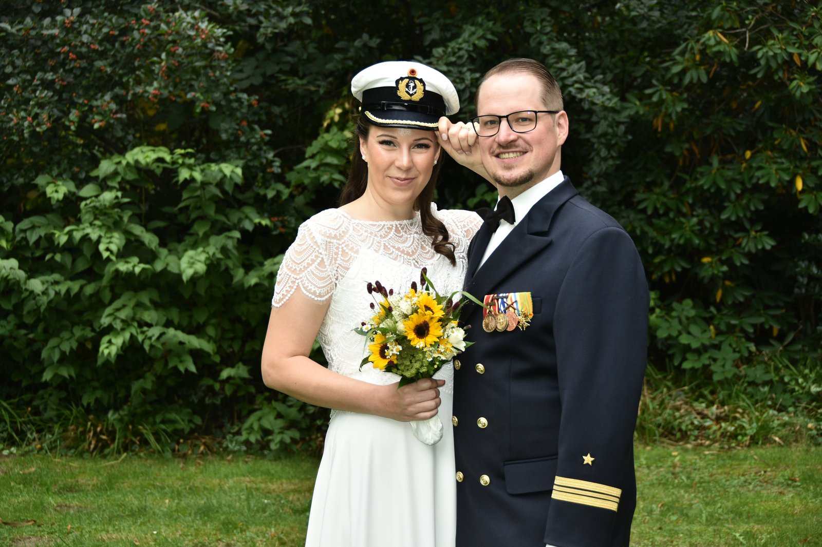 Sonja und Tim als frisch verheiratetes Paar
