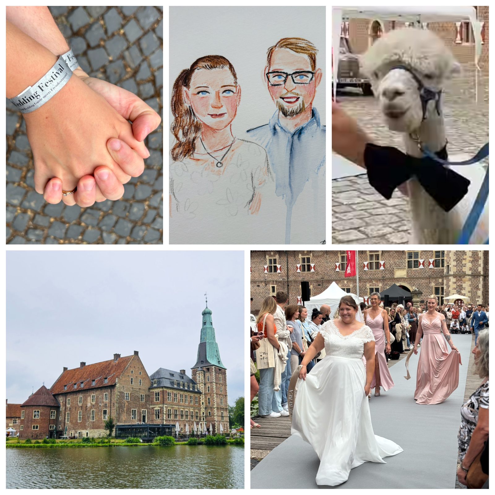 Sonja und Tim auf dem Wedding Festival im Schloss Raesfeld